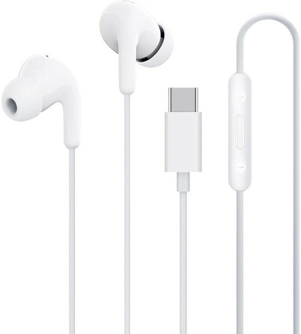 Xiaomi 小米 Type-C 耳機, M2413E1, 白色
