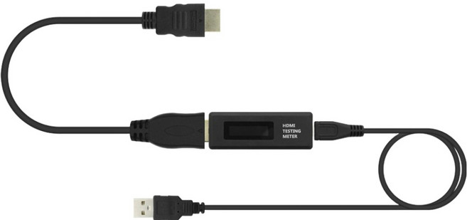 컴스 HDMI 디스플레이 기기 종합 테스터기 멀티 측정기, 1개, DM490