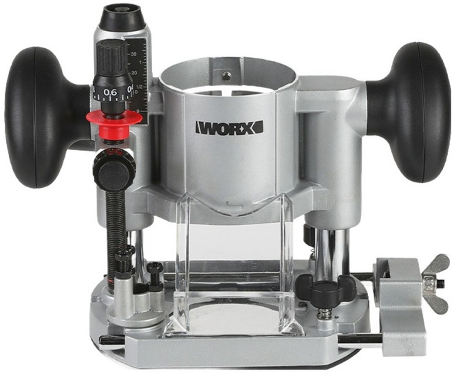 WORX WU560 충전트리머 전용 플런지 베이스 WA5772, 1개