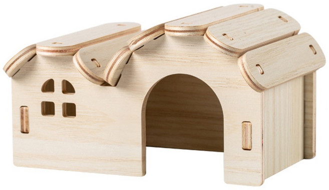 레몽크리프 파충류 크레 햄스터 피그미 둥근집 은신처, 네추럴, 1개