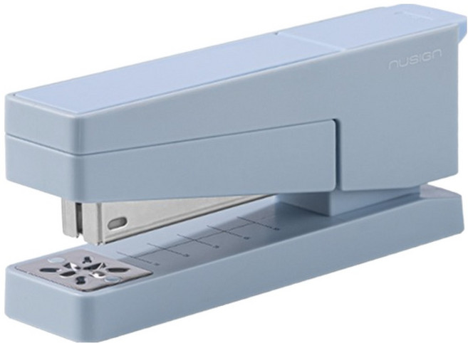 델리 누사인 각도조절 360도 회전식 이지 스테이플러, 스카이 블루, 1개