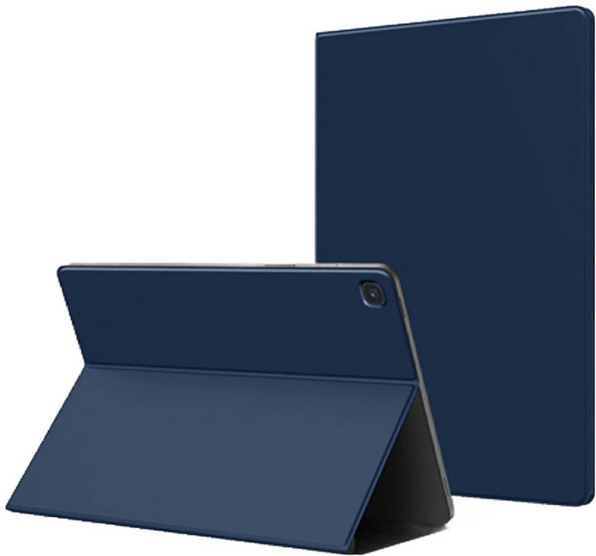 지에스비케이스 갤럭시탭 마그네틱 자석 북커버 슬림 케이스, 블루, 1개
