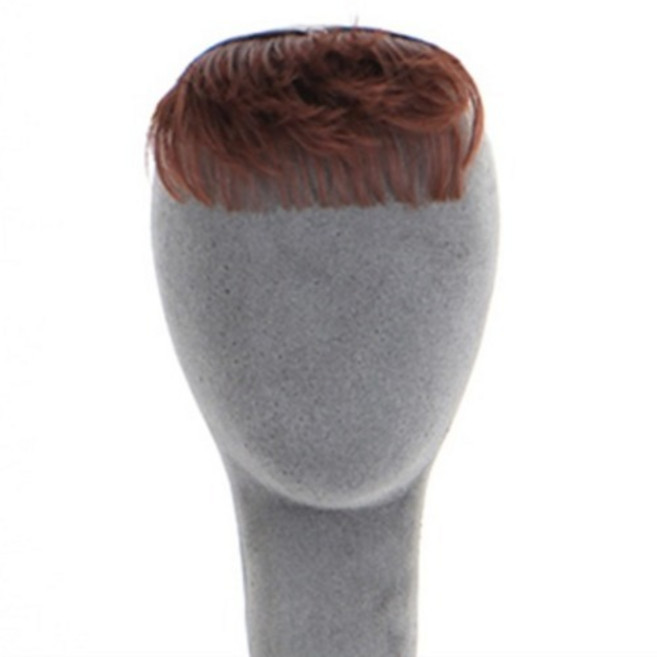 가발나라 남성용 앞머리가발 숏샤기 Klasse, 레드브라운, 1개