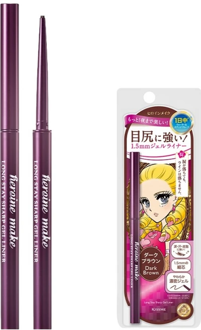 히로인메이크 롱 스테이 샤프 젤 라이너 N 0.08g, 02 다크 브라운, 1개 - 쿠팡