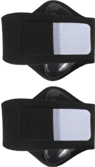 휴올리 족저근막 발 실리콘 아치패드 양발착용 세트 블랙, 1세트