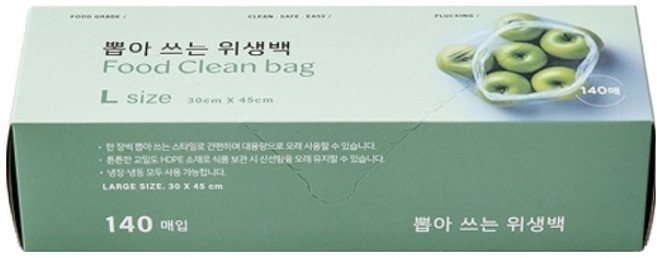 모던하우스 데일리 뽑아쓰는 위생백 30cm x 45cm, 대(L), 140개입, 1개