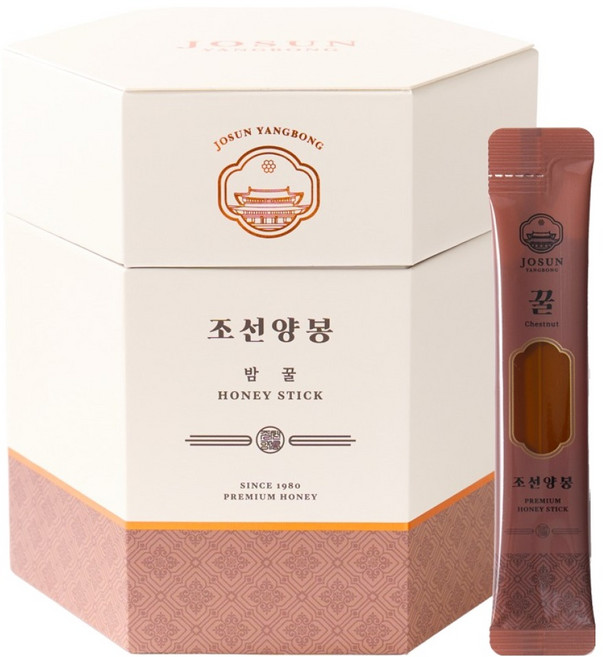 조선양봉 밤 꿀 허니스틱 60p, 720g, 60개