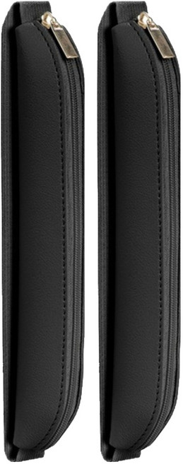 미소로운 애플펜슬 S펜 휴대용 펜케이스, 블랙, 2개