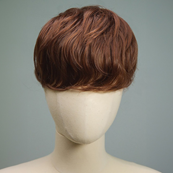 가발나라 남성용 정수리커버 투블럭 가발 쉐도우펌 L, 허쉬브라운, 1개