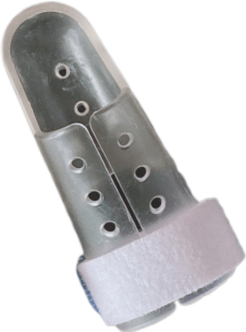 플렉스라인 고정 쉬운 손가락 부목 투명, 1개