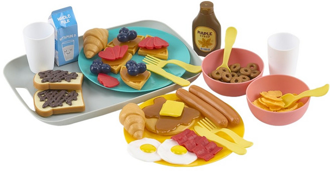 너처네이처 캐스비 유아용 플레이 아침식사 소꿉놀이 세트, 랜덤발송, 1세트