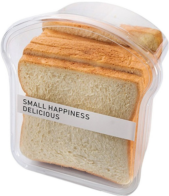 레드캣 식빵 케이크 포장 PET 케이스, 투명, 50개