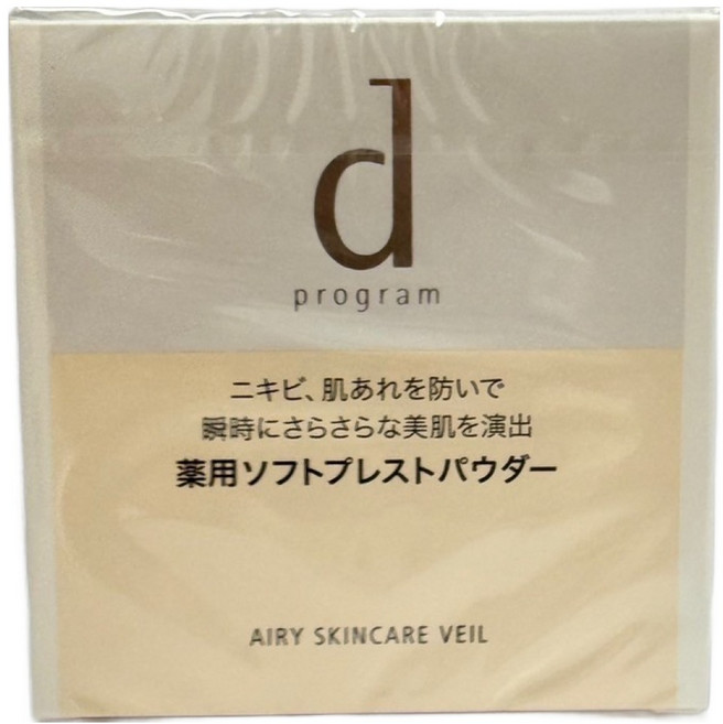 d program 敏感話題 敏弱蜜粉餅 10g, 1個, 膚色