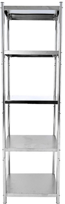 Lifecode 生活密碼 收納王304不鏽鋼夾縫架, 5層, 銀色