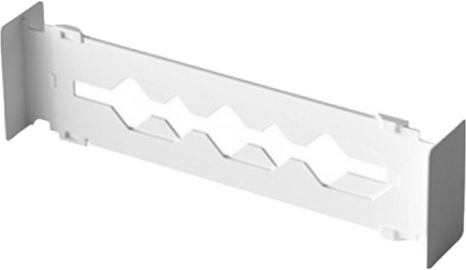 小麥購物 加長伸縮分隔板, 白色, 1個