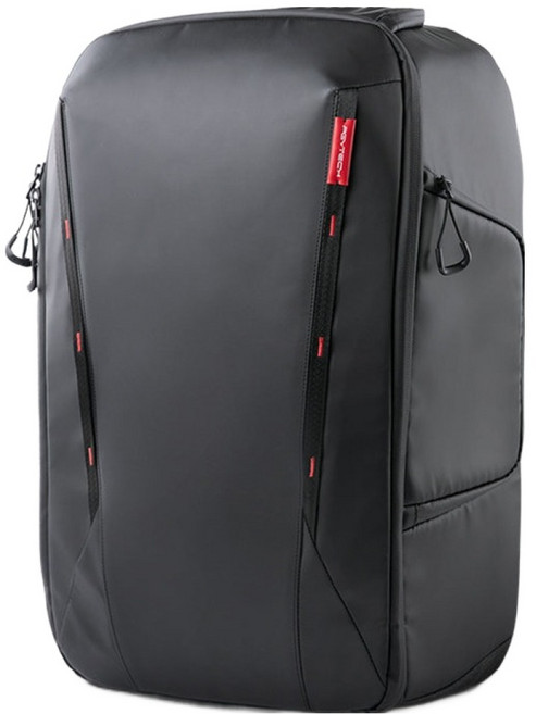 피지와이텍 오픈형 플렙 디자인 원모 카메라백팩 30L, 블랙, 1개