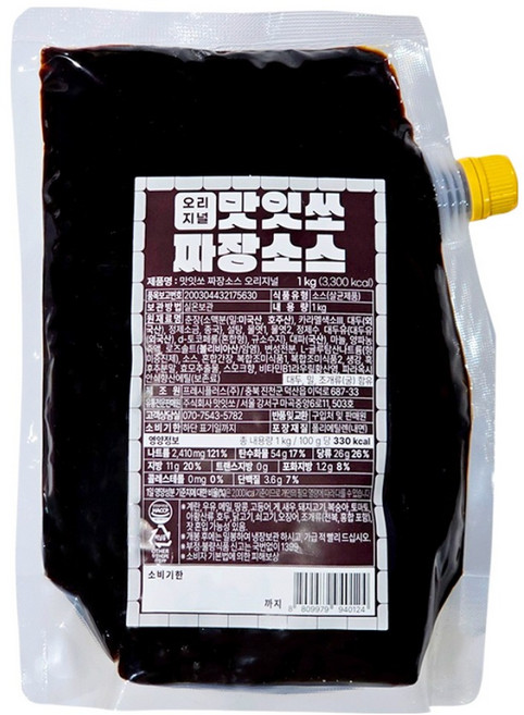 맛잇쏘 짜장소스 오리지널, 1kg, 1개