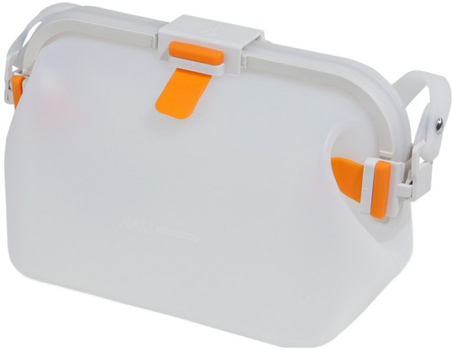 후딱 다용도 방수 실리콘백 파우치 수영가방 2L, 화이트, 1개