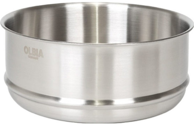 올비아 스텐304 무연마 채반 찜기, 20cm, 1개