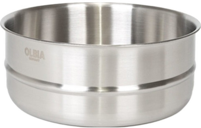 올비아 스텐304 무연마 채반 찜기, 16cm, 1개
