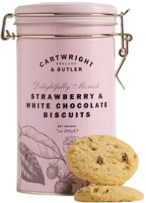 카트라이트앤버틀러 스트로베리 화이트 초콜릿 비스킷, 200g, 1개