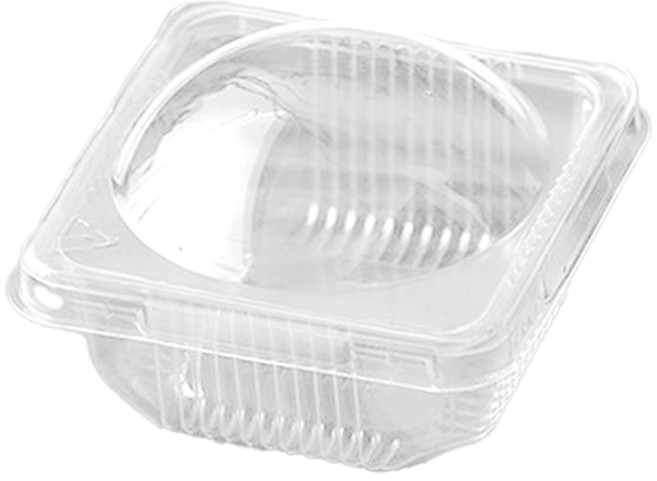 레드캣 돔타입 원형 화과자 월병 떡 포장 용기 PET 케이스, 투명, 100개