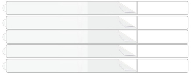 워너프 TPU 이지한 휴대폰 힌지 보호필름 5p 세트, 1세트