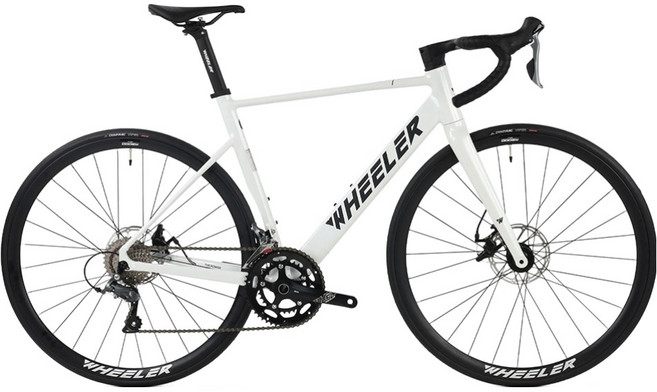 휠러 입문용 시마노 클라리스 풀인터널 칠리ALR 사이클 로드 자전거 700C L, CITY WHITE, 1개, 180cm