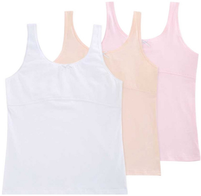 아이뿜 주니어 순면 베이직 학생 브라 런닝 1단계 3종 세트 Y02