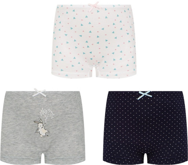 엠알키즈 여아용 모모 드로즈팬티 3종 세트