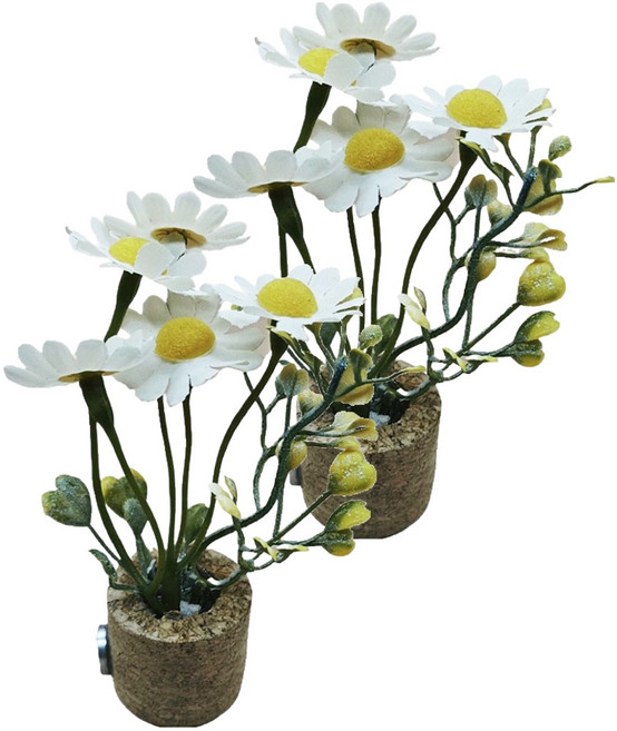 KODACHIEF 미니 미니어쳐 화분 자석 포함 2p, BA2407-1-5