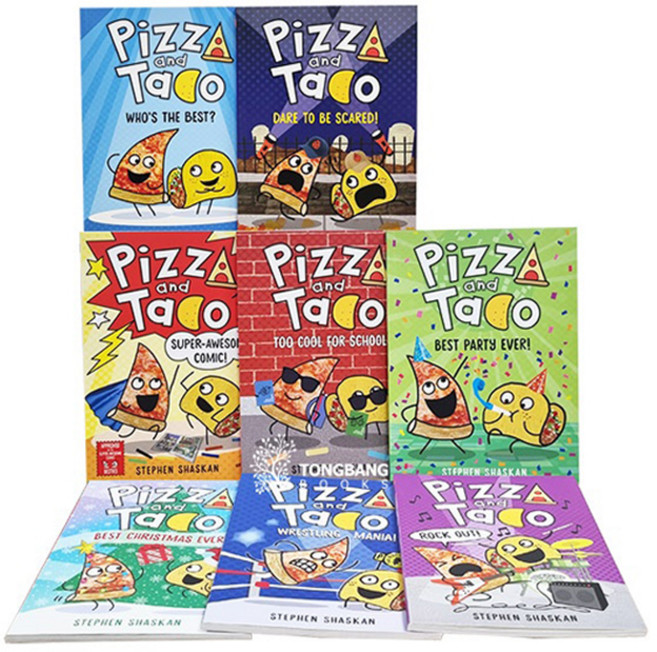 披薩與塔可系列組 全8冊, 年輕讀者的隨機書屋