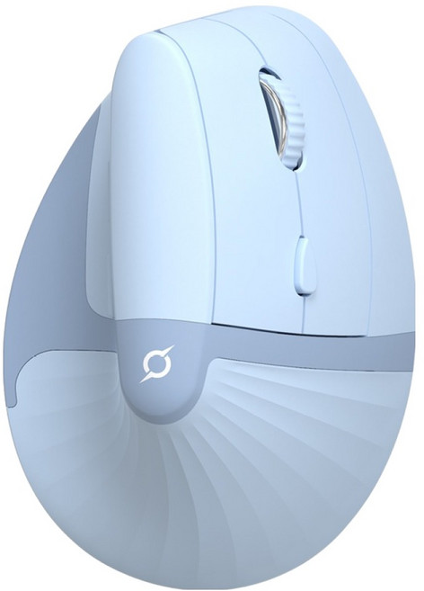 COX 인체공학 버티컬 저소음 블루투스 무선 마우스 CEM20, 블루, COX CEM20