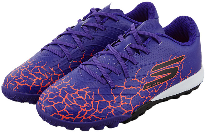 SKECHERS Kids 男童 SKX 01 青少年 TF 足球鞋 SK0BZCEY02