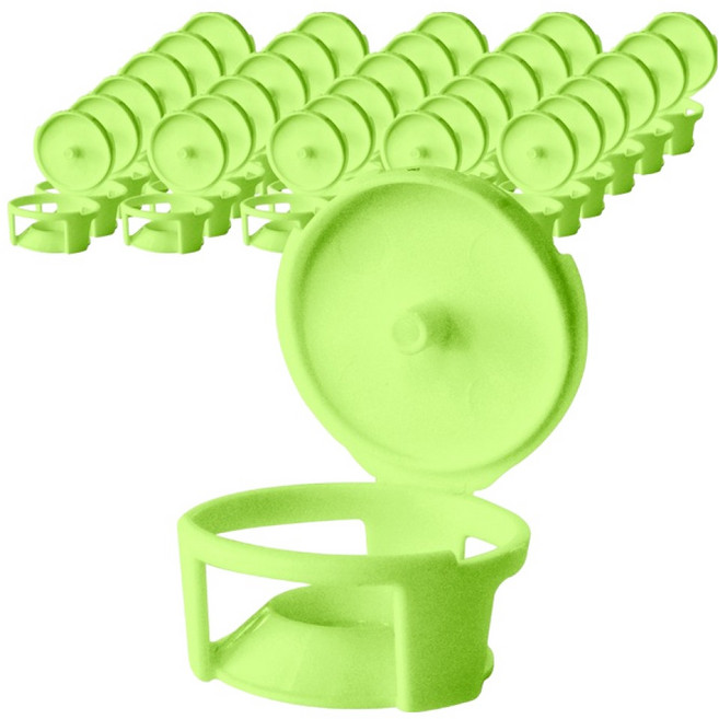 원터치 바퀴벌레 먹이캡 연두색, 100개