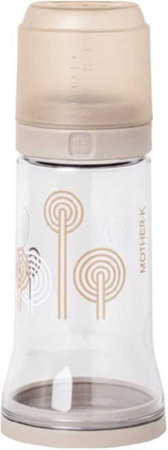 마더케이 일회용 젖병 무꼭지 250ml, 베이지, 1개