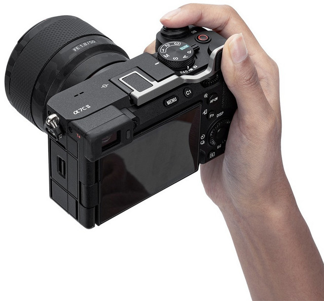 JJC 소니 A7C2 / A7CR 호환 카메라 엄지그립 실버, TA-A7CII SILVER, 1개