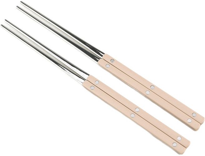 보겐 마르송 실버 커트러리 젓가락, 다크베이지, 2개, 단품