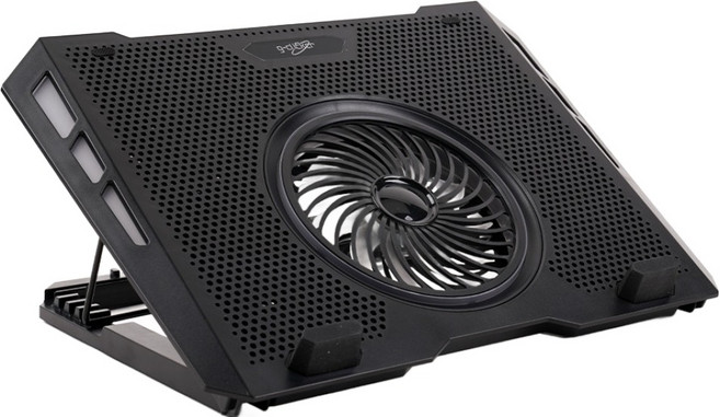 지클릭커 콜드마스터 쿨링패드 게이밍 RGB 노트북 쿨러 거치대 NC20, 블랙, 1개