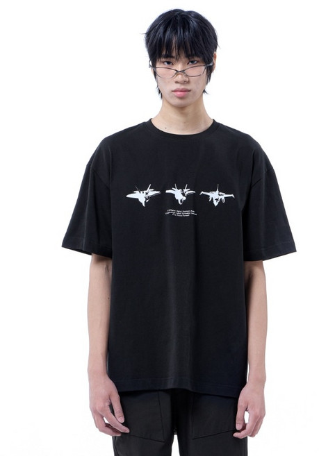 록히드마틴 남녀공용 LM F 시리즈 그래픽 반팔 티셔츠 L24UTS021