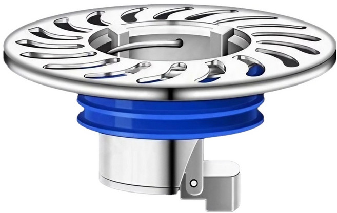 위드스타 고급 욕실용 냄새 벌레 방지 하수구트랩 실버, 1개