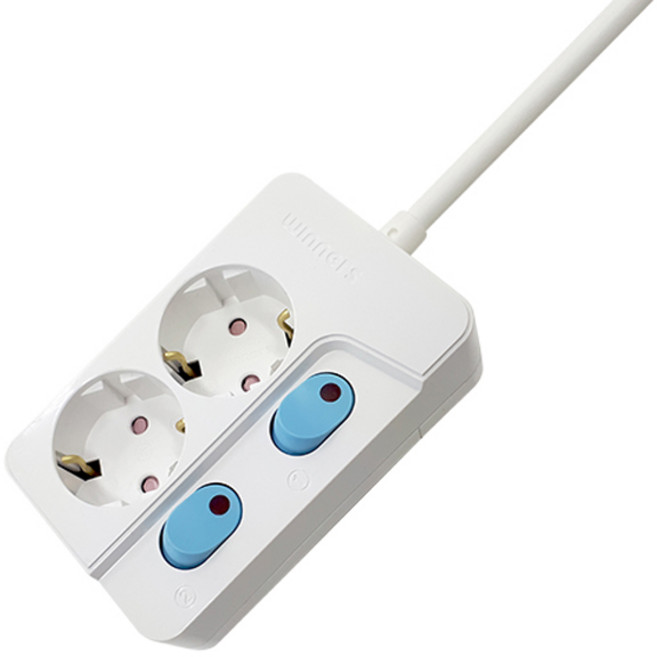 위너스 개별 절전 멀티탭 2구, 3m, 1개