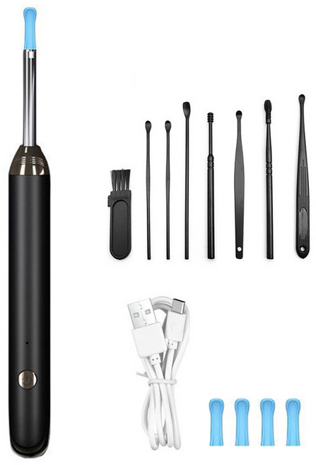 YUNMI 智能高清可視挖耳勺8件組, 1組, 1入