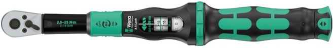 Wera 베라 Click Torque Lock A 5 6.35mm 정밀 조절 토크 렌치 075690, 1개