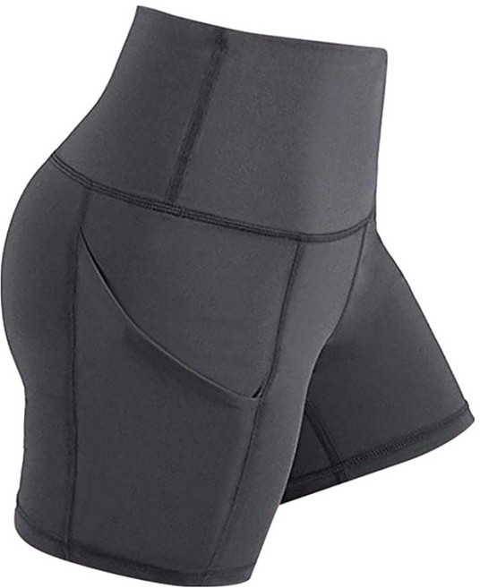 엘쏘 여성용 헬스 필라테스 요가 런닝 3부 레깅스 휴대폰 포켓 숏팬츠