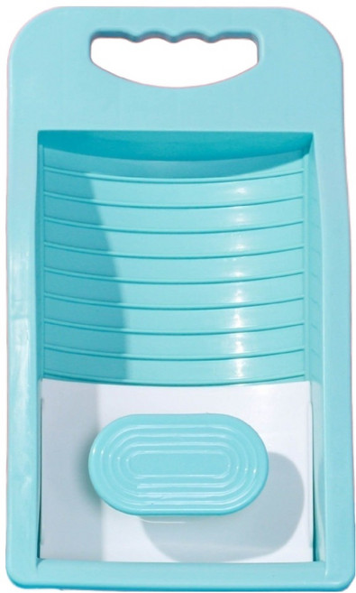 피앤케이 욕실 손빨래 미니 빨래판, 블루, 1개