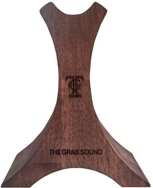 더그랩사운드 우드 집성목 고급 헤드폰 스탠드, 집성목거치대, 브라운, 1개