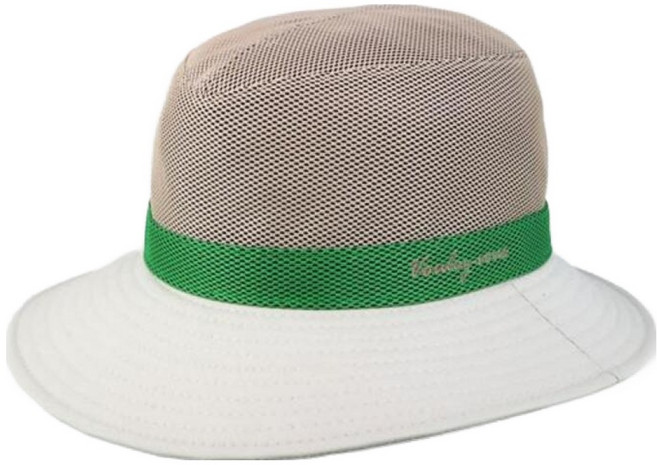 불레부 자외선차단 아웃도어 나비드 메쉬 썬햇, 골드그린AK