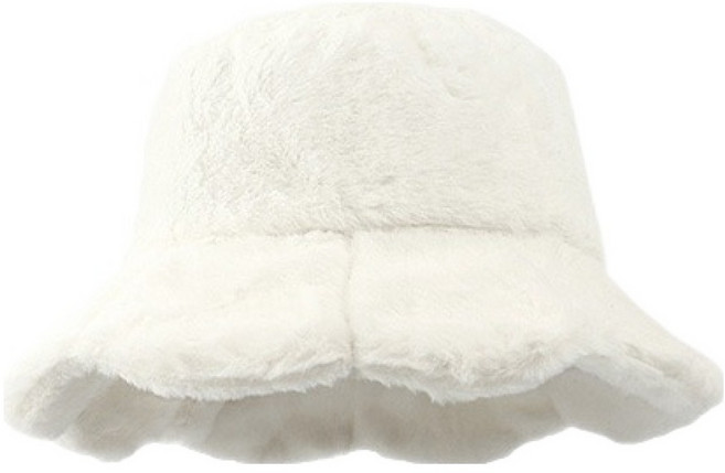 PDS패션 복슬복슬 가을 겨울 꽃잎 버킷햇