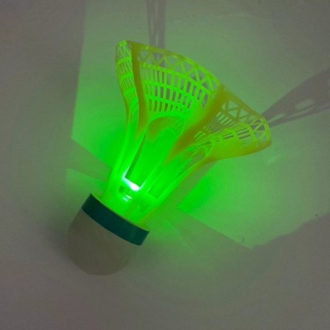 라두나 공기저항 LED 야광 셔틀콕, 그린, 1개입, 5개